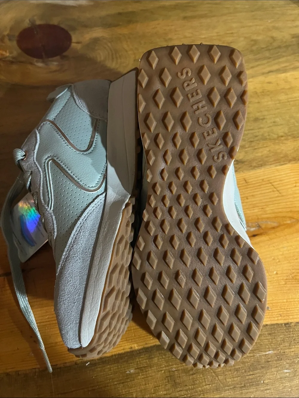 Skechers Women's Gusto Path Winder Sneakers in Sage size 6